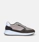 Geox Branthon Taupe veterschoenen voor heren (351624) - geschikt voor steunzolen