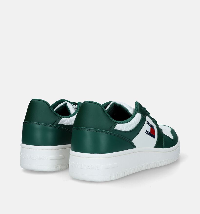 Tommy Hilfiger TJM Retro Groene Sneakers voor heren (334093) - geschikt voor steunzolen