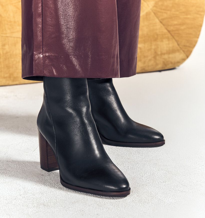 Laurent David Dany Bottines à talons en Noir pour femmes (365128)