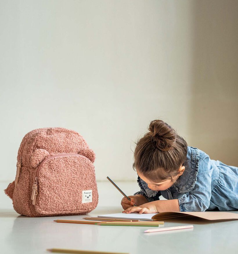 Kidzroom Beary Excited Roze Rugzak Teddy voor meisjes (361068)