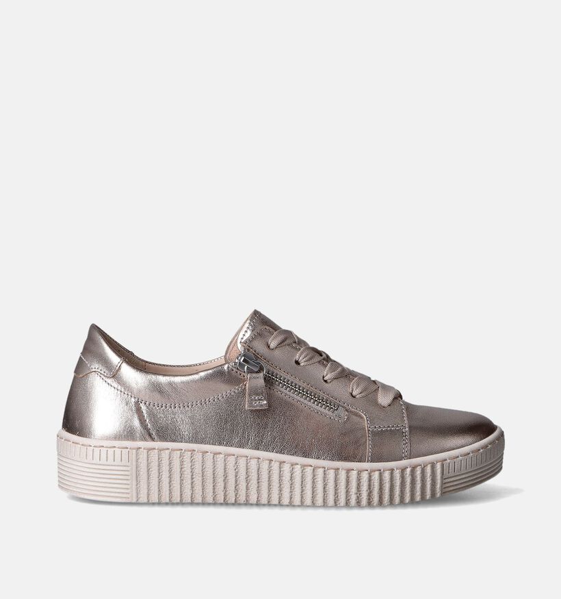 Gabor Best Fitting Rose gold Veterschoenen voor dames (352036) - geschikt voor steunzolen