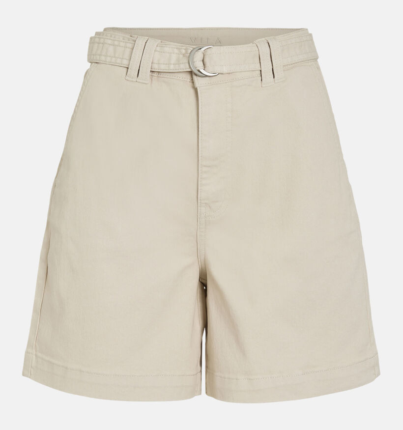 Vila Ola Denim Lichtbeige Short voor dames (369455)