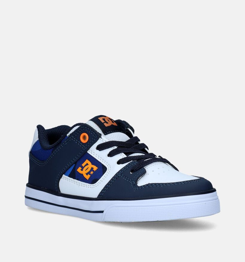 DC Shoes Pure Elastic Baskets en Bleu pour garçons (334936)