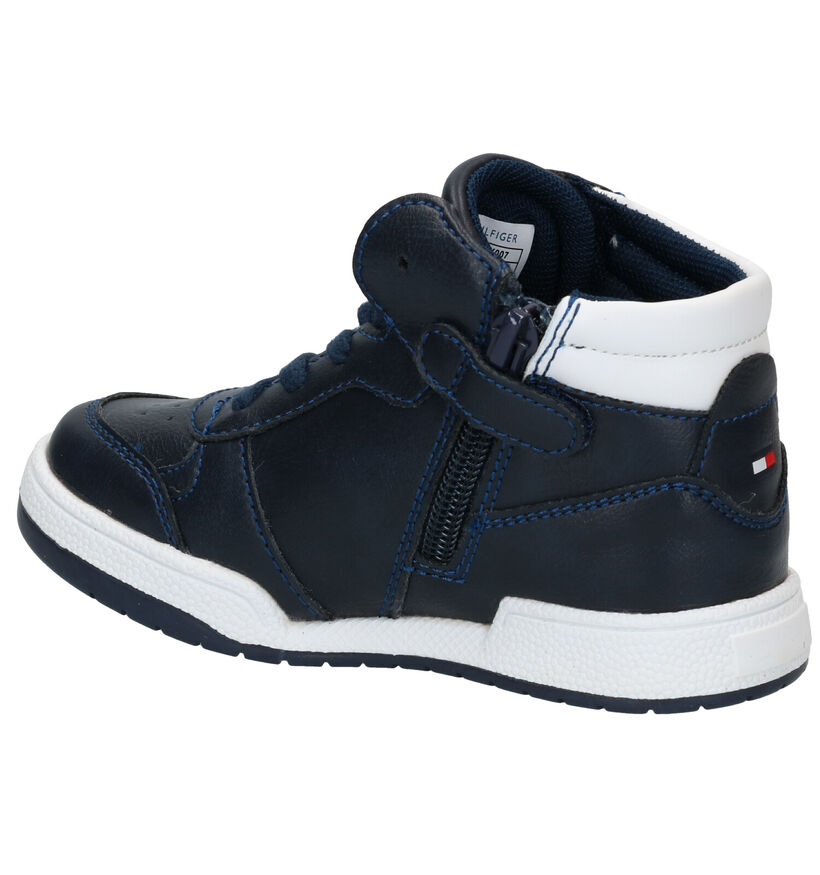 Tommy Hilfiger Chaussures hautes en Bleu foncé en simili cuir (279917)