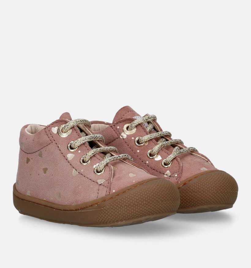 Naturino Cocoon Taupe Babyschoenen voor meisjes (331557) - geschikt voor steunzolen
