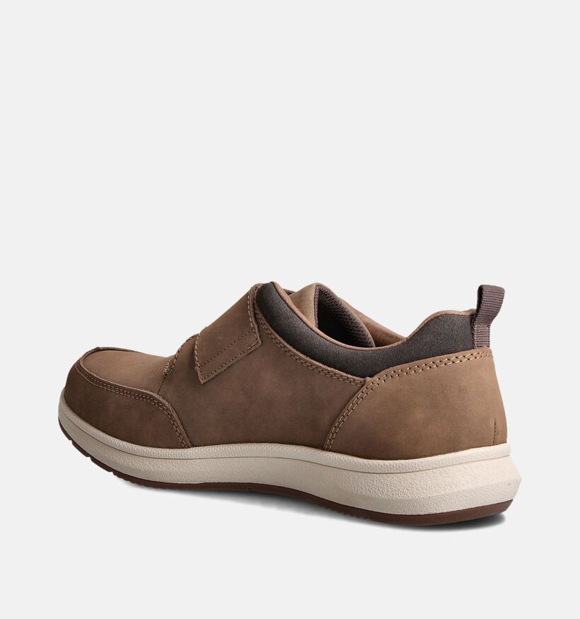 Rieker Taupe Velcroschoenen voor heren (355124) - geschikt voor steunzolen