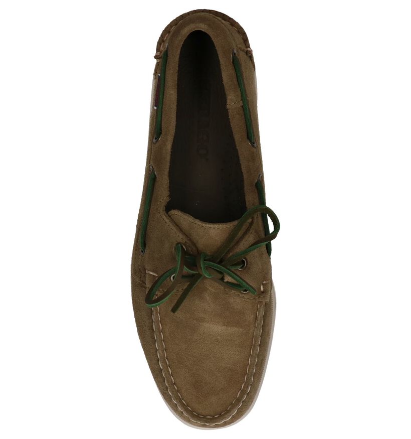 Sebago Dockside Portland Flesh Out Kaki Bootschoenen voor heren (336839)