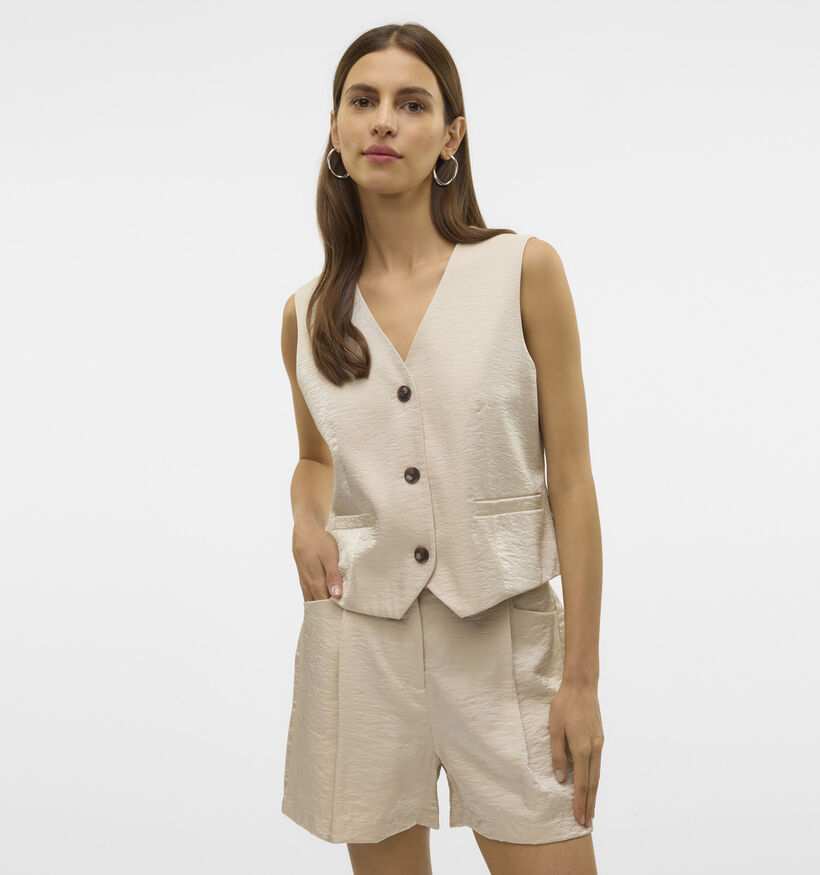 Vero Moda Liana Beige Kostuumgilet voor dames (358783)