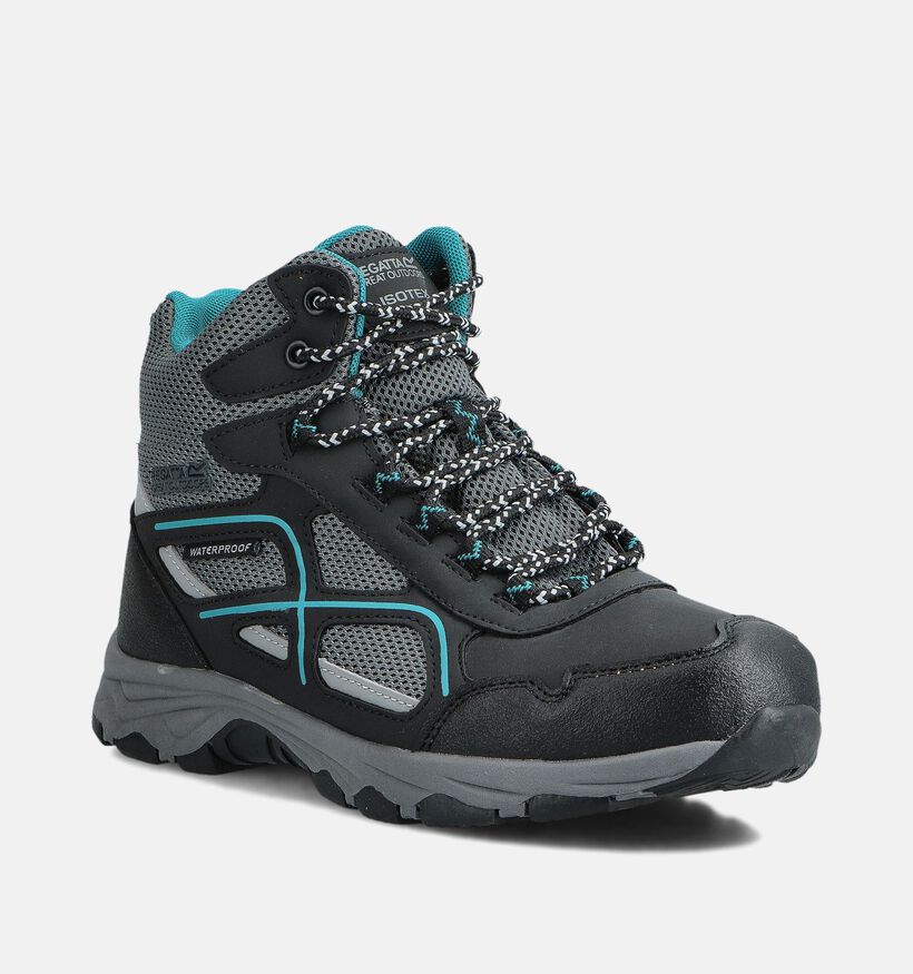Regatta Lady Vendeavour Chaussures de randonnée en Noir/Gris pour femmes (362152) - pour semelles orthopédiques