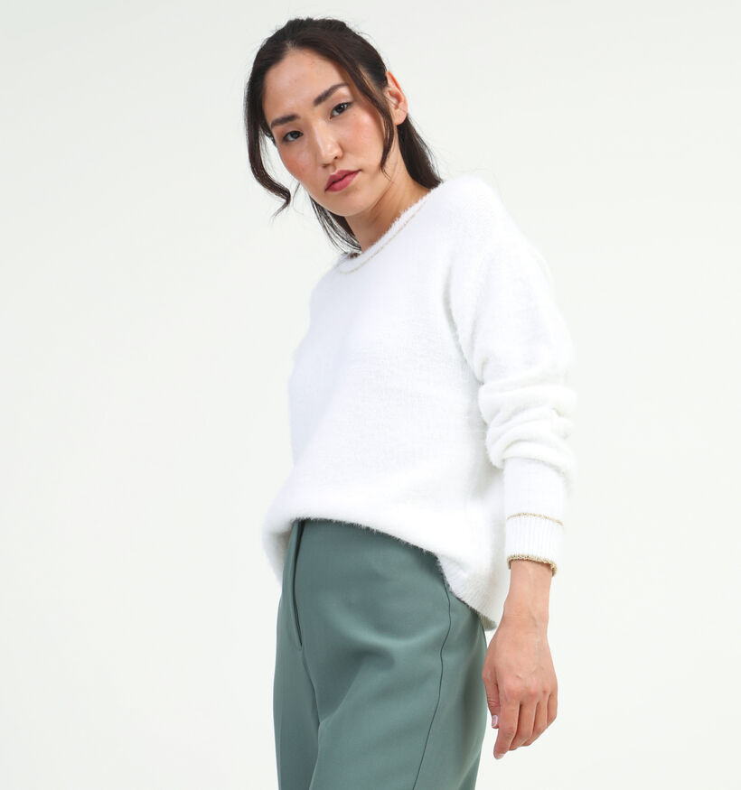 Pieces Ilja Zwarte Deep back Trui voor dames (337715)