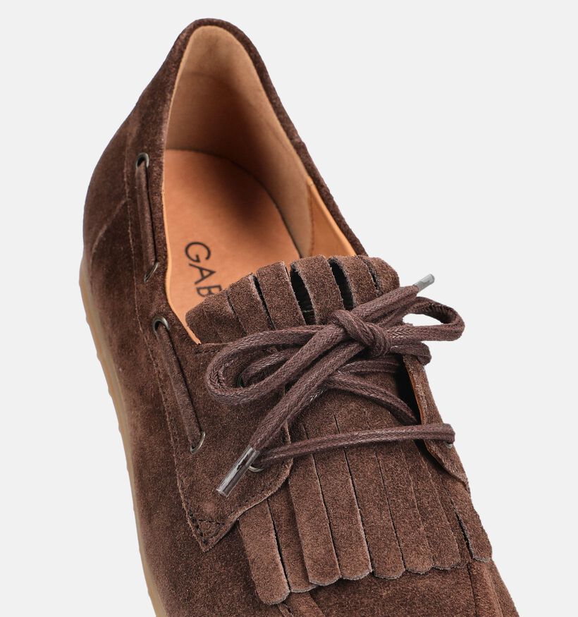 Gabor Bruine Bootschoenen voor dames (378271) - geschikt voor steunzolen