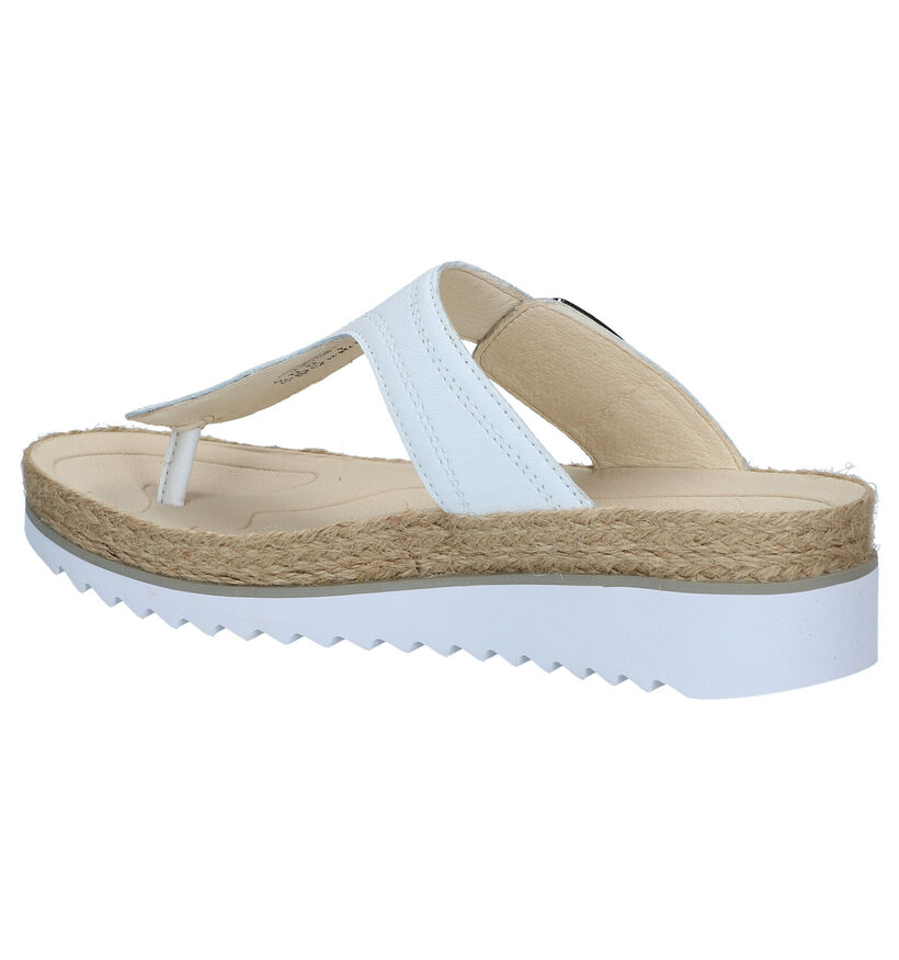 Gabor Best Fitting Witte Teenslippers in leer (287971)