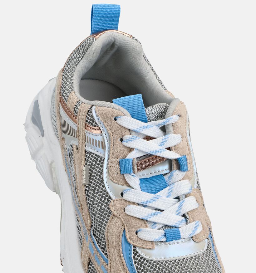 Poelman by Poelman Baskets en Bleu pour femmes (368751) - pour semelles orthop&eacute;diques