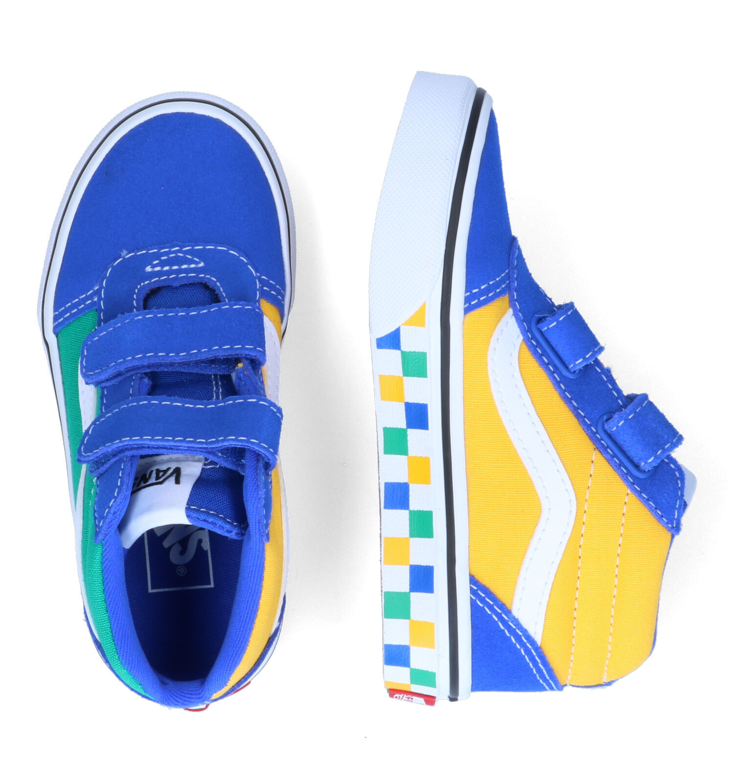 Hoge vans blauw new arrivals