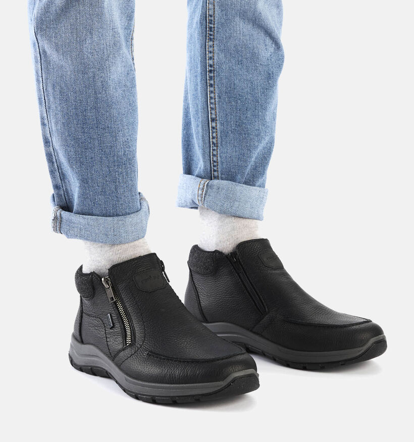 Rieker Tex Bottines en Noir pour hommes (347453) - pour semelles orthopédiques