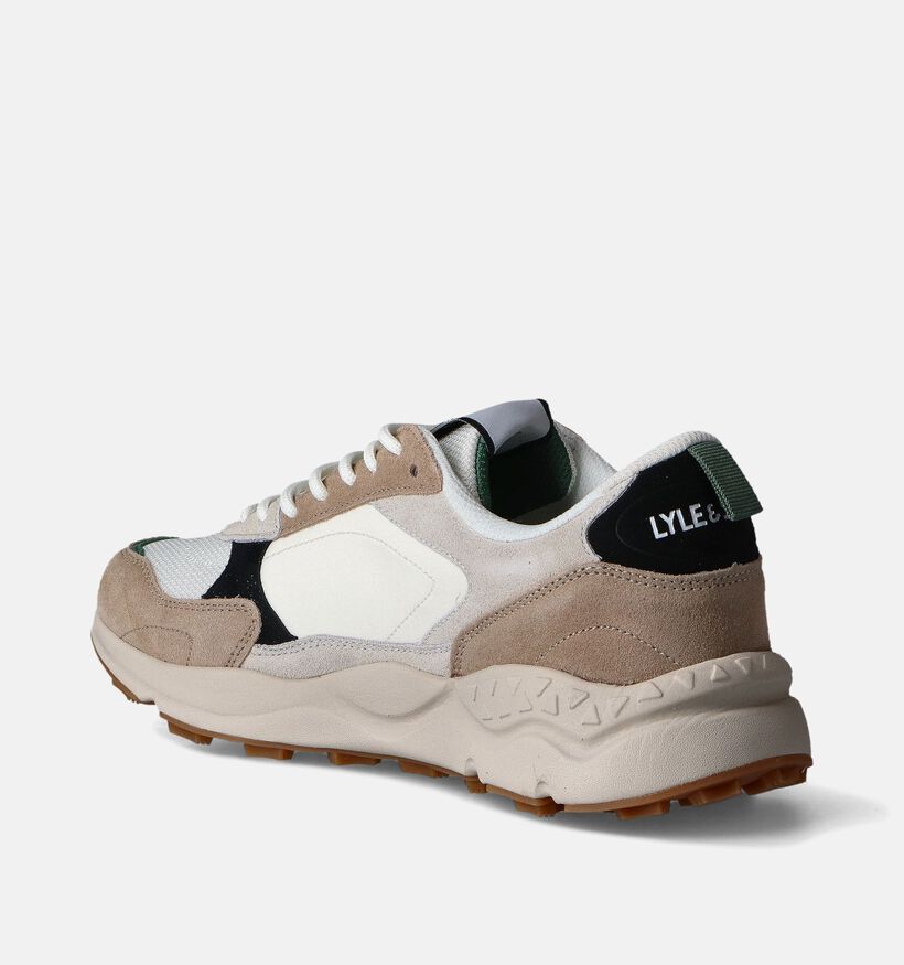 Lyle Scott Girvan Beige Veterschoenen voor heren (354471) - geschikt voor steunzolen