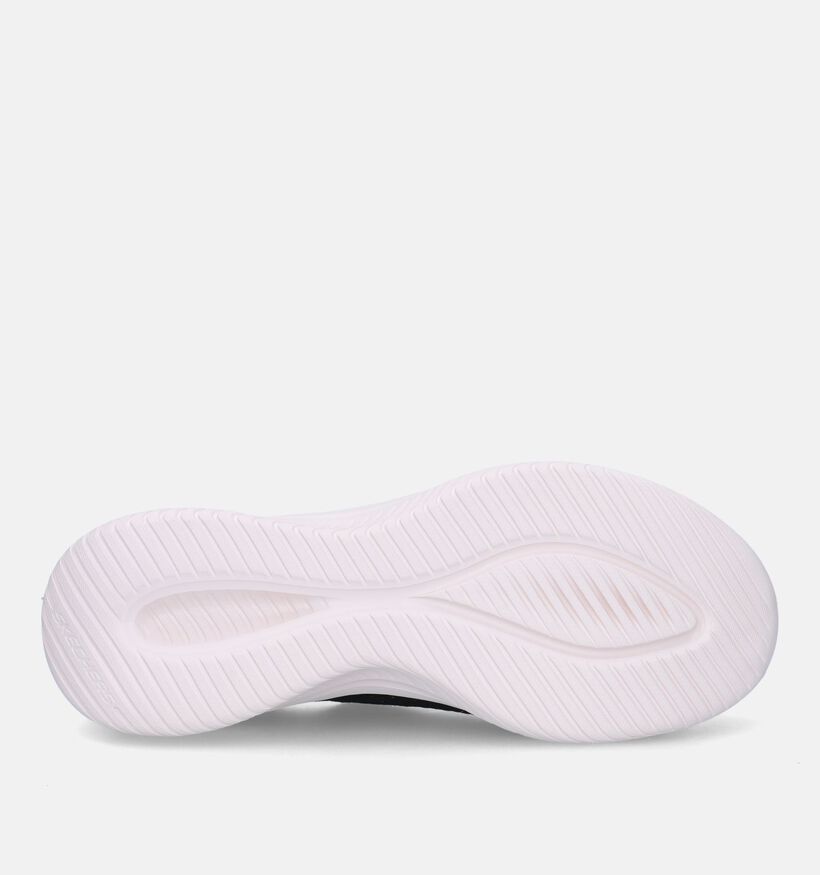 Skechers Slip-ins Ultra Flex 3.0 Shiny Night Zwarte Slip-on Sneakers voor dames (334192) - geschikt voor steunzolen