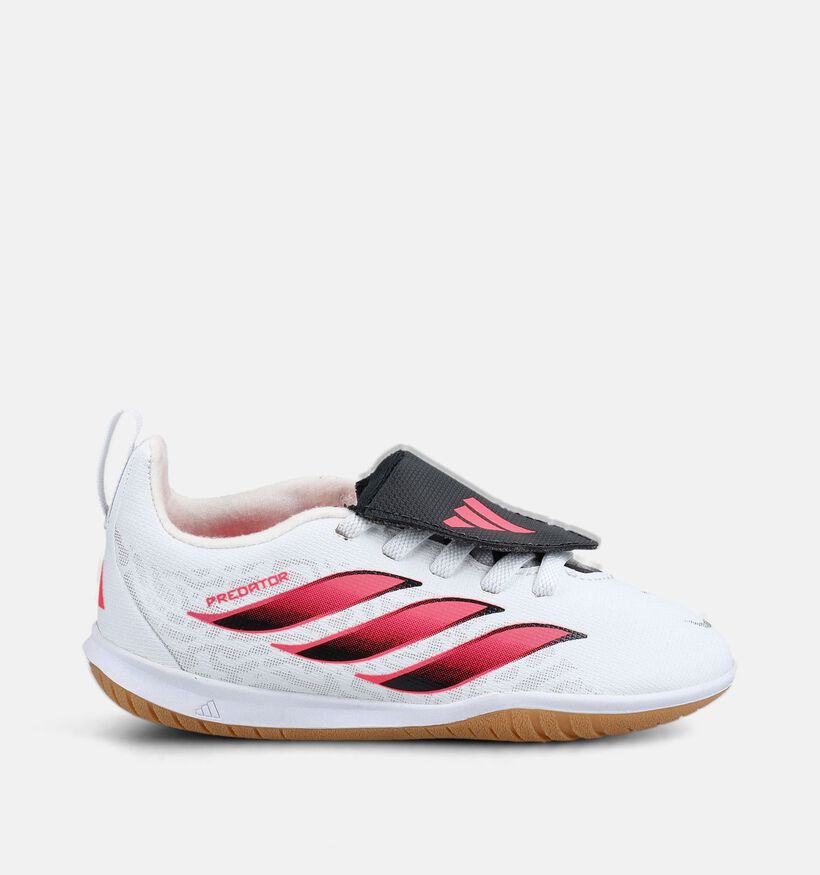 adidas Predator Club Chaussures de foot en Blanc pour gar&ccedil;ons, filles (375555)