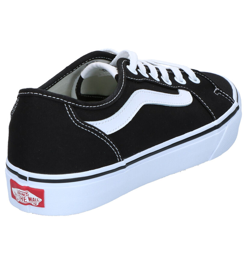 Vans Filmore Decon Zwarte Sneakers in stof (287209)