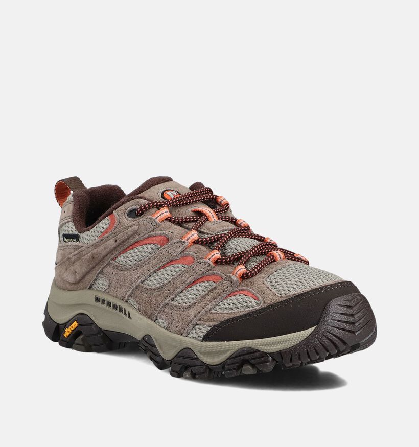 Merrell Moab 3 GTX Taupe Wandelschoenen voor dames (363640) - geschikt voor steunzolen