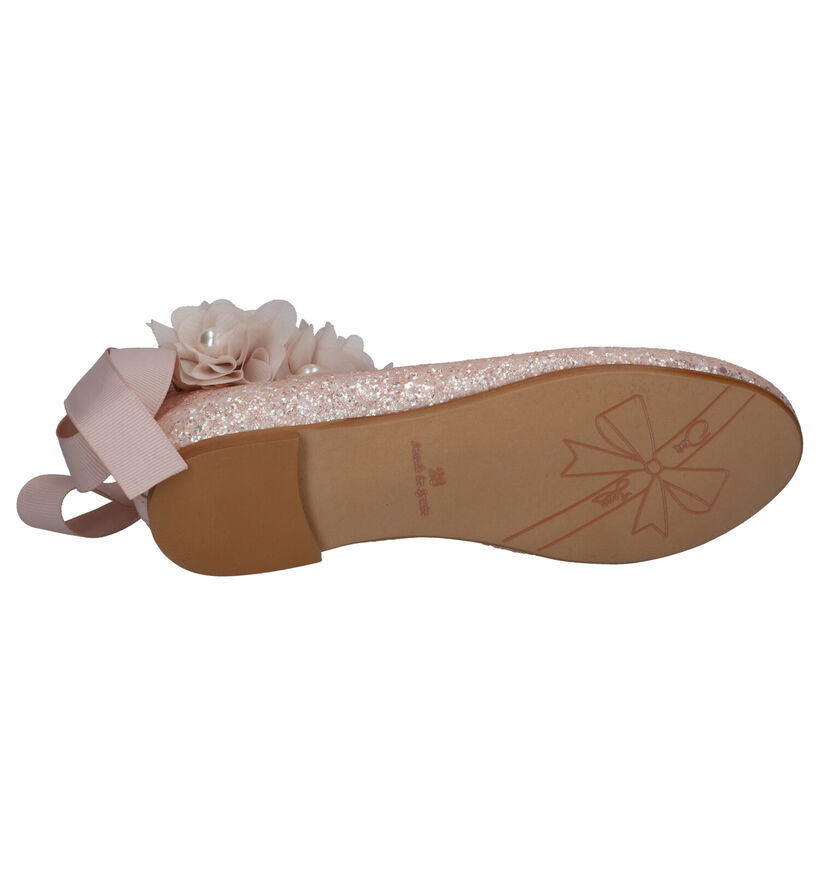 Oca-Loca Ballerines en Rose clair en cuir (266801)