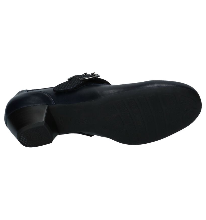 Gabor OptiFit Donkerblauwe Pumps in leer (231141)