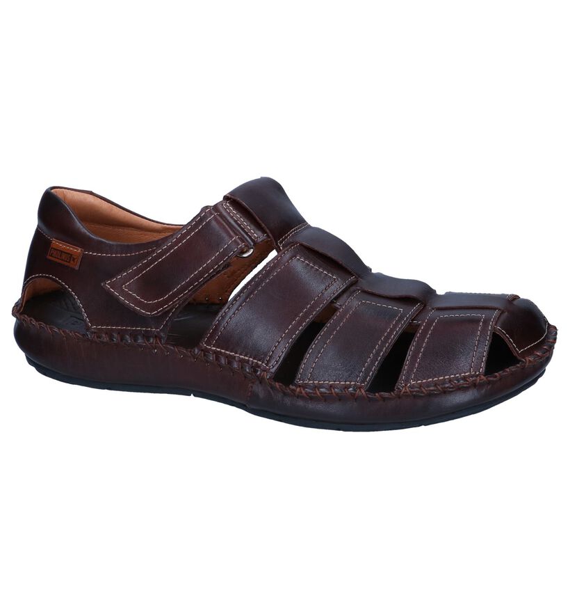 Pikolinos Cognac Sandalen in leer (308024)