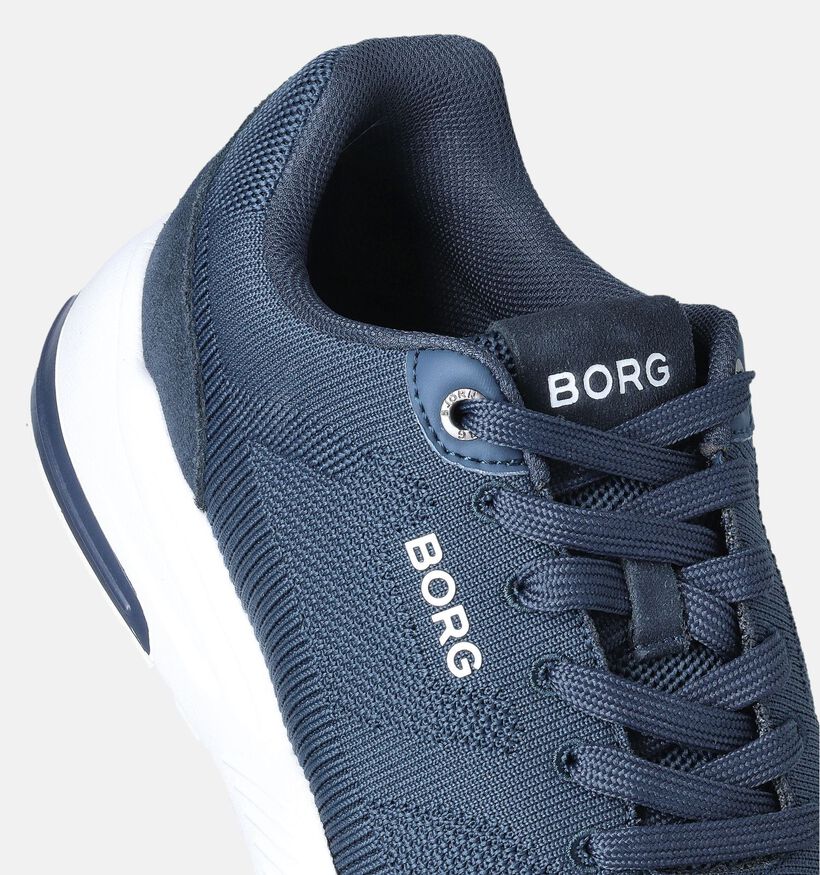 Bjorn Borg Donkerblauwe Veterschoenen voor heren (352898) - geschikt voor steunzolen