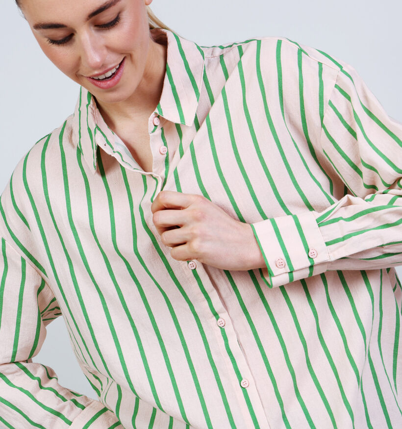 Pieces Javia Blouse en Vert pour femmes (369203)