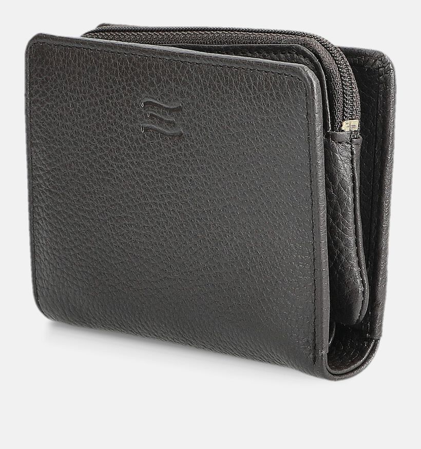 Crinkles Bruine Portemonnee met Rits voor dames (381774)