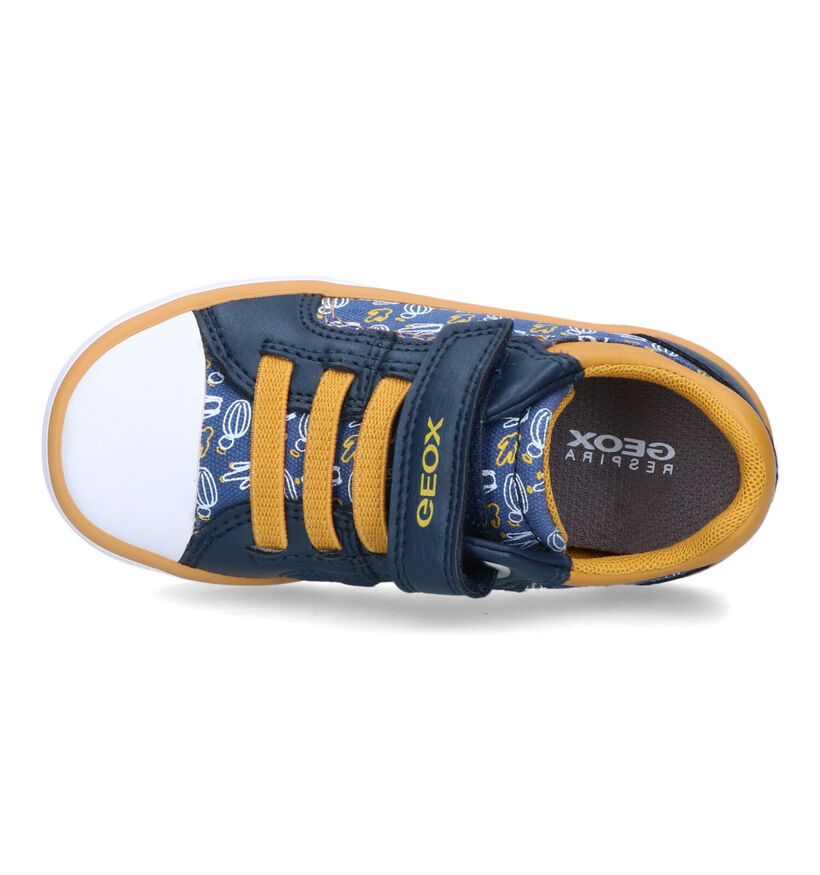 Geox Gisli Blauwe Sneakers voor jongens (320618) - geschikt voor steunzolen