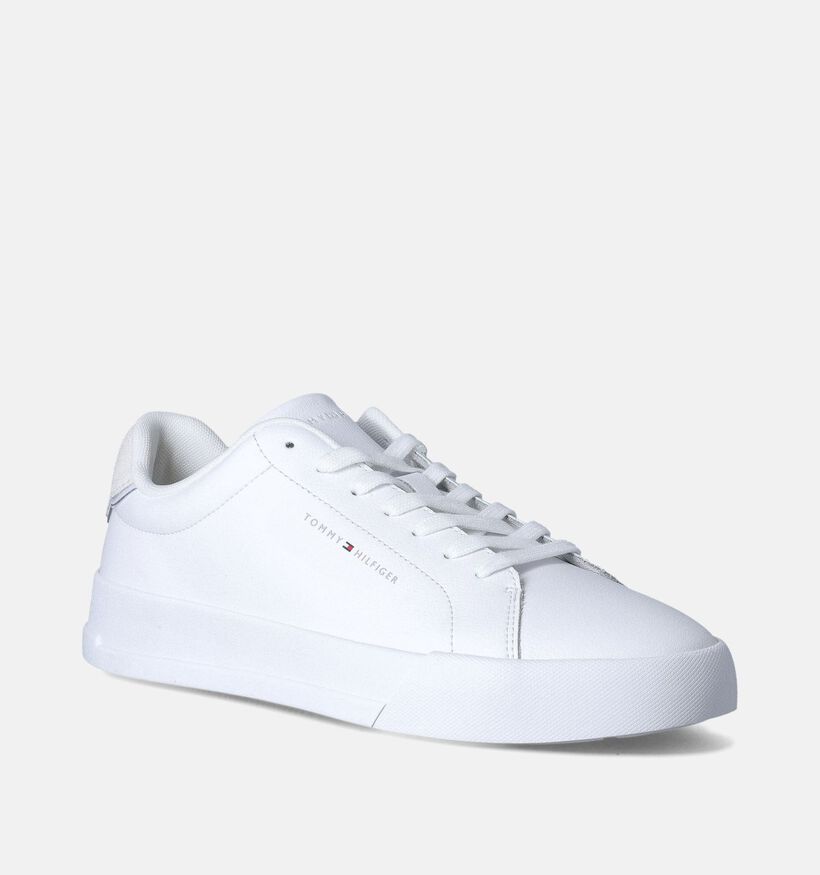 Tommy Hilfiger Court LTH Detail Witte Sneakers voor heren, dames (358660) - geschikt voor steunzolen