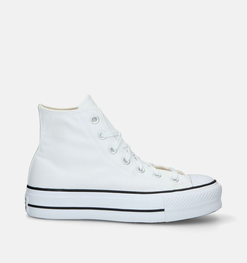 Converse CT All Star Platform Canvas Baskets en Blanc pour femmes (335194)