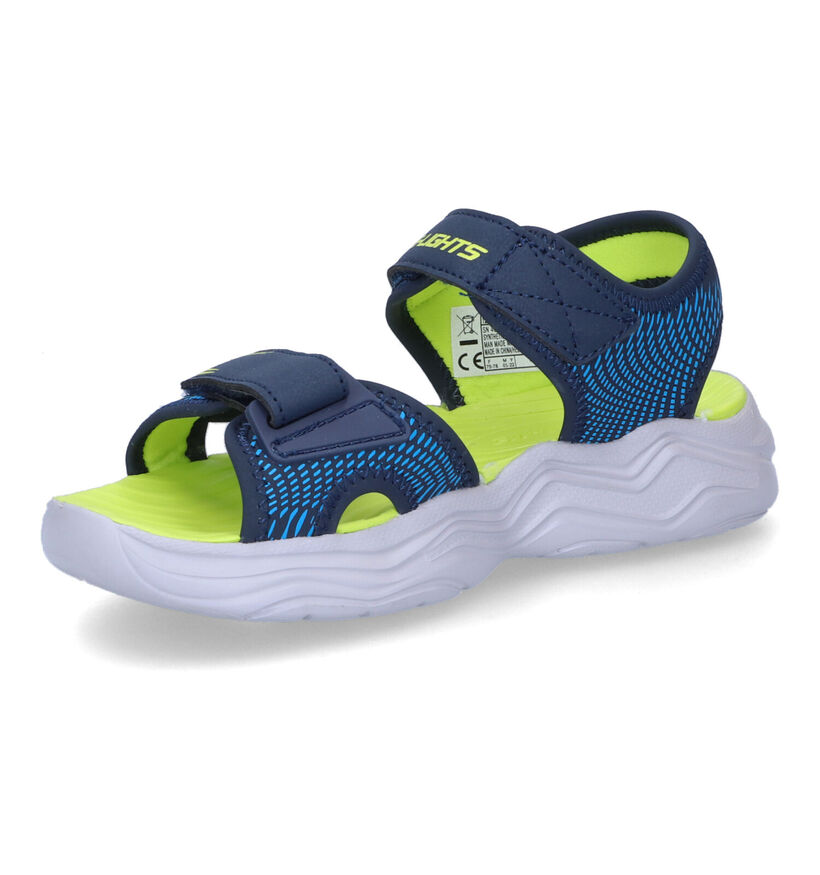 Skechers Erupters Blauwe Sandalen voor jongens (302935)