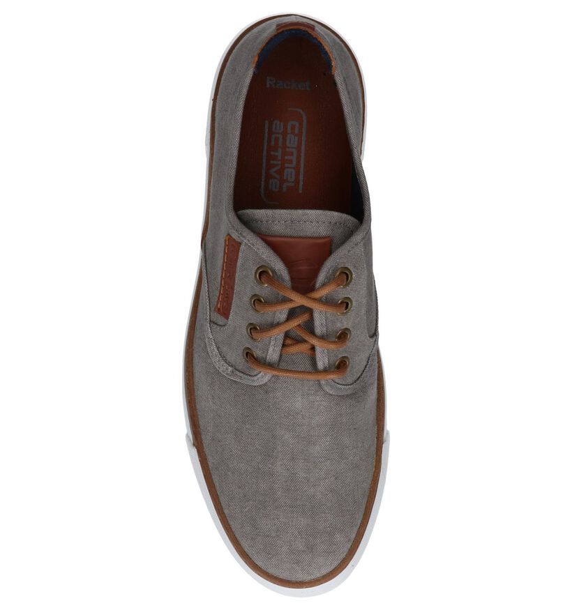 Camel Active Chaussures à lacets en Gris foncé en textile (271434)