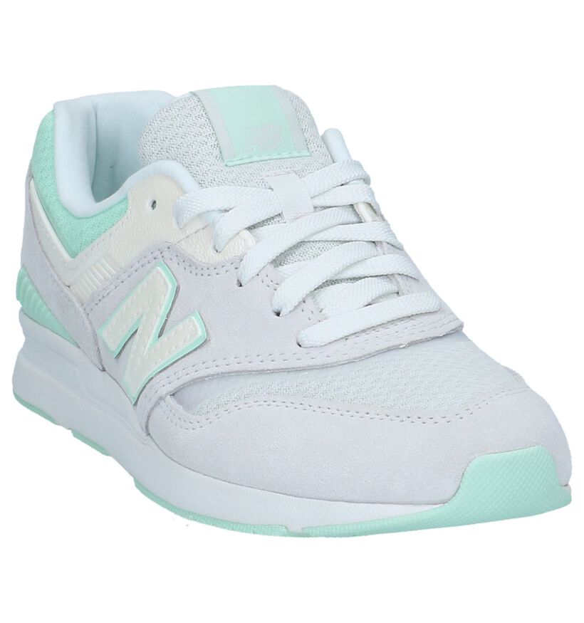 New Balance WL 697 Grijze Sneakers in daim (220621)