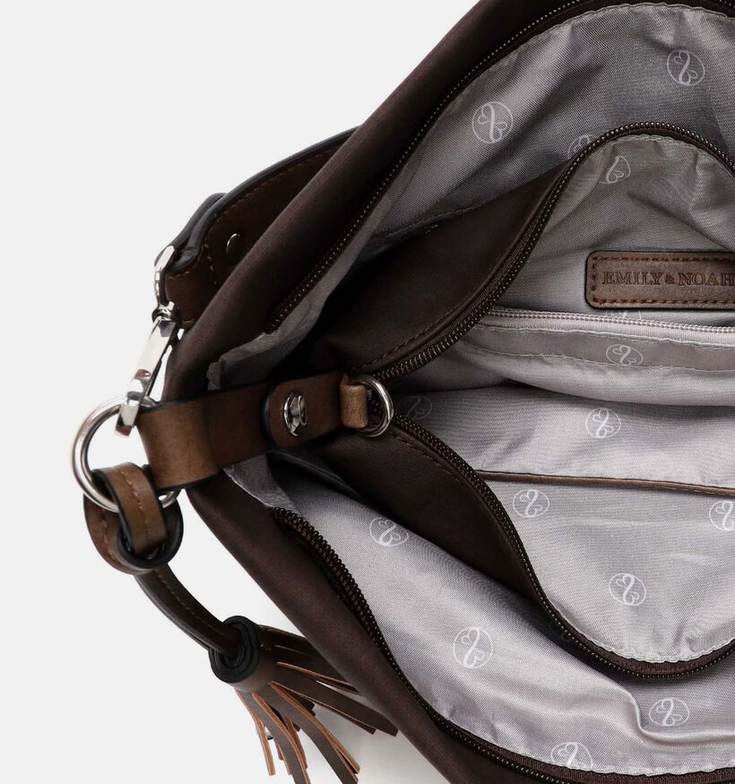 Emily & Noah Elke Donkerbruine Schoudertas voor dames (378836)