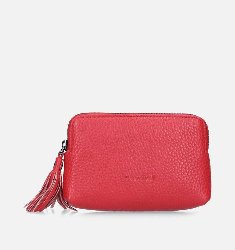 Euro-Leather Porte-monnaie en Rouge pour femmes (343443)