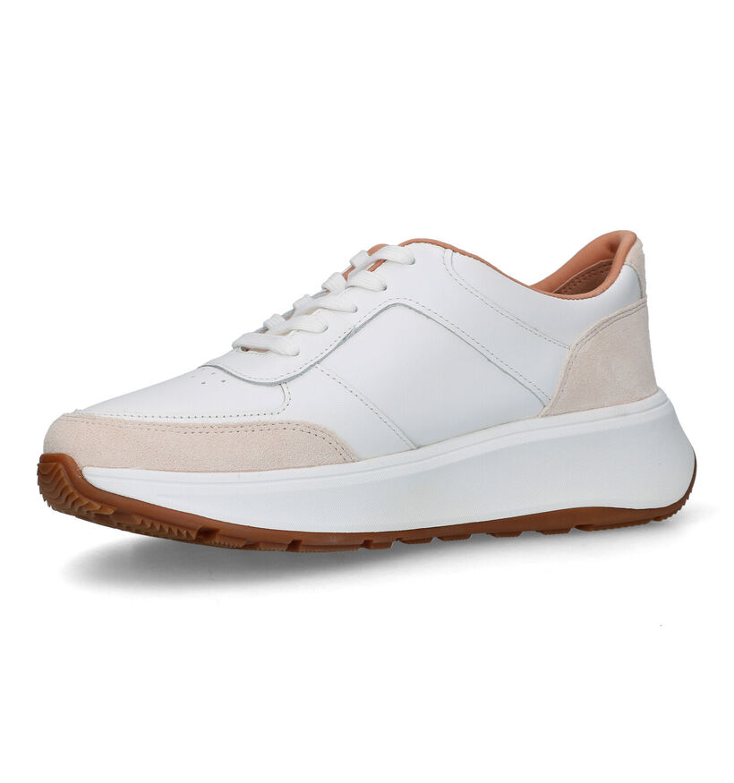 FitFlop F-Mode Flatform Witte Sneakers voor dames (320486) - geschikt voor steunzolen