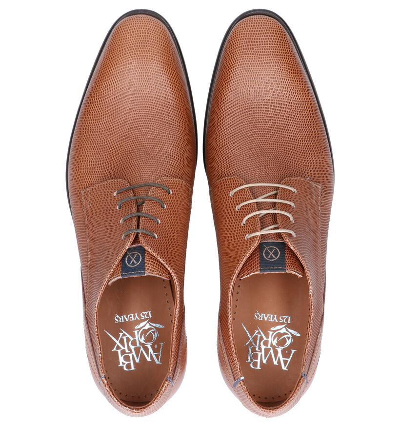 Donkerblauwe Geklede Schoenen Ambiorix Ermano in leer (274884)