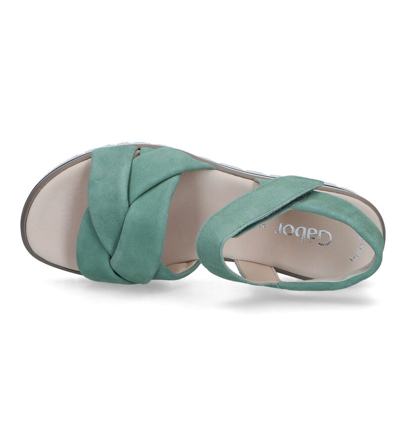 Gabor Best Fitting Gele Sandalen Met Plateauzool voor dames (323217)