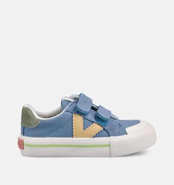 Victoria Baskets Bleu/Rose/Vert