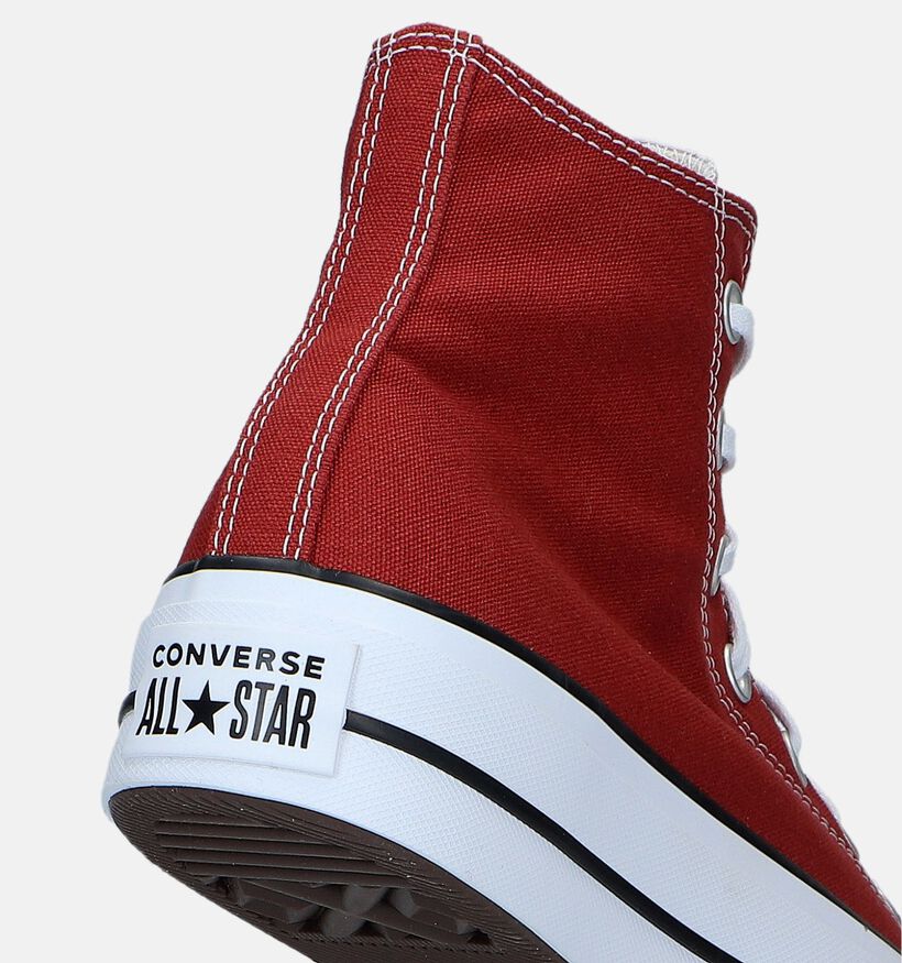 Converse Chuck Taylor All Star Lift Platform Baskets en Rouge pour femmes (327852)