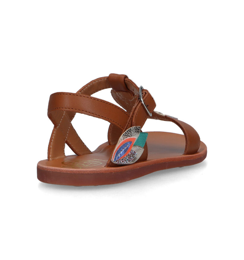 Pom d'Api Plagette Papillon Cognac Sandalen voor meisjes (322878)