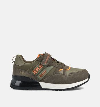 Replay Chaussures plates Bleu/Vert