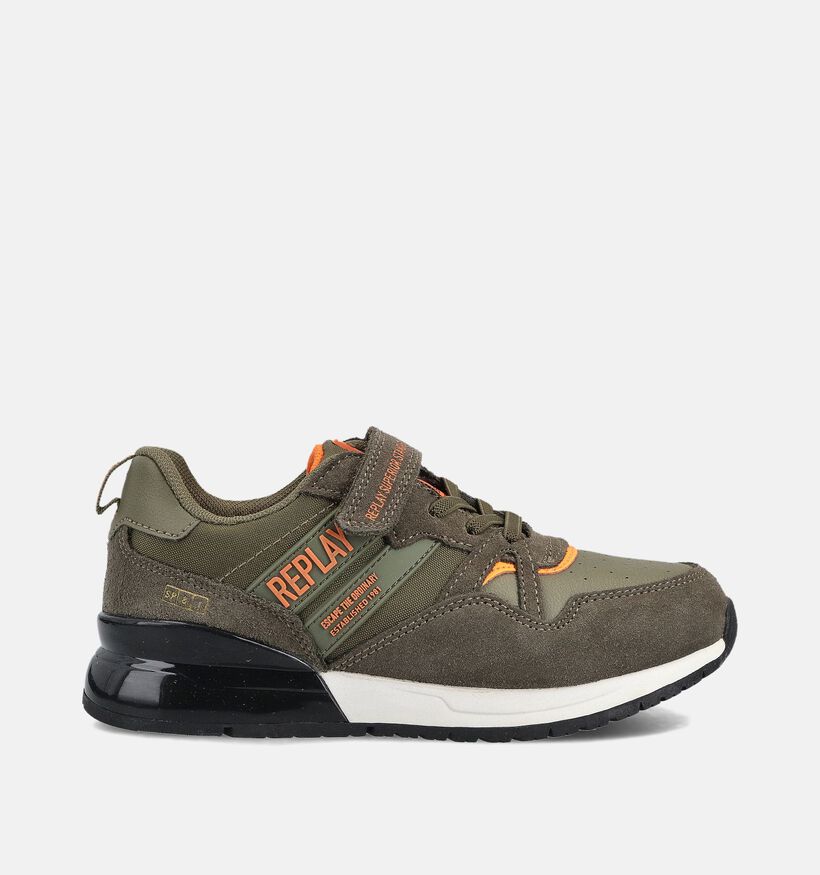 Replay Shoot Kaki Sneakers voor meisjes, jongens (360214) - geschikt voor steunzolen