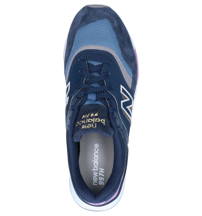 New Balance 997 Blauwe Sneakers in daim (266997)