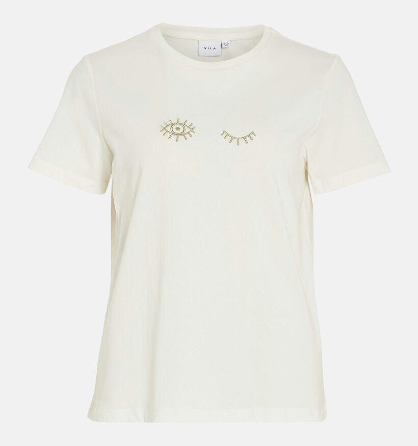 Vila Witte T-shirt voor dames (361404)
