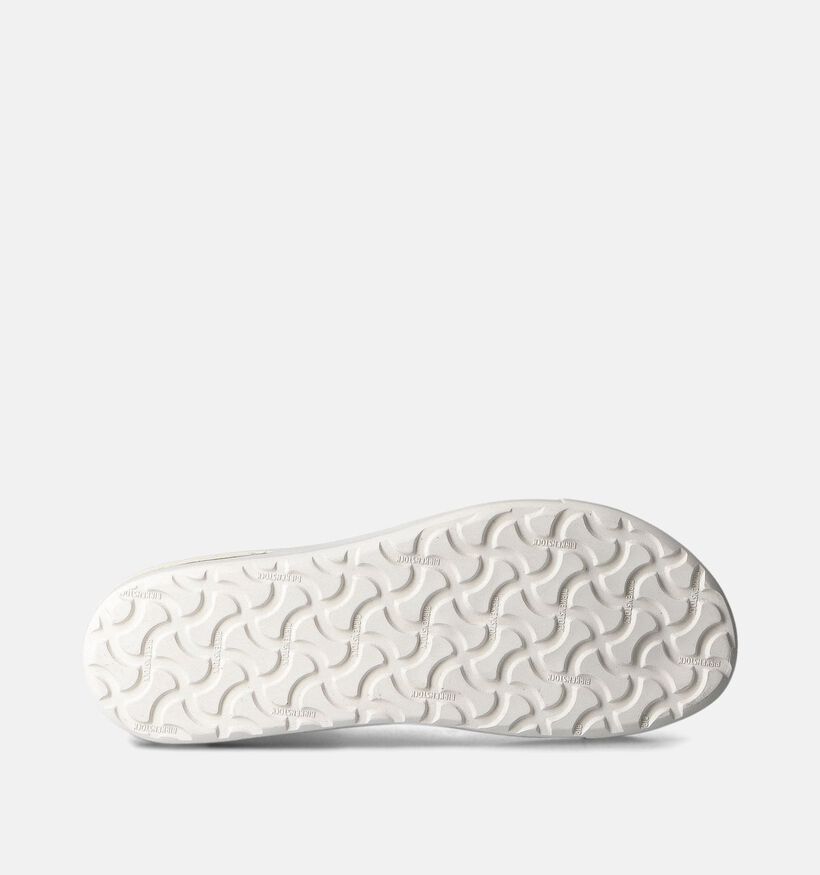 Birkenstock Bent Low Natural Leather Witte Veterschoenen voor dames (350854)