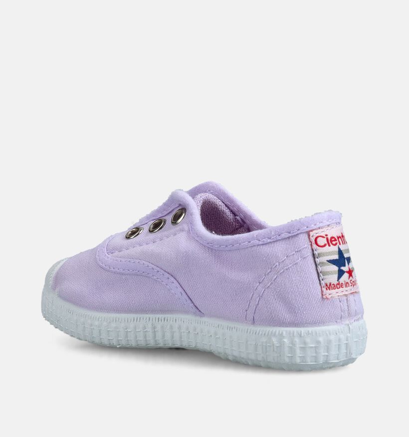 Cienta Baskets en Lilas pour filles (372145) - pour semelles orthop&eacute;diques